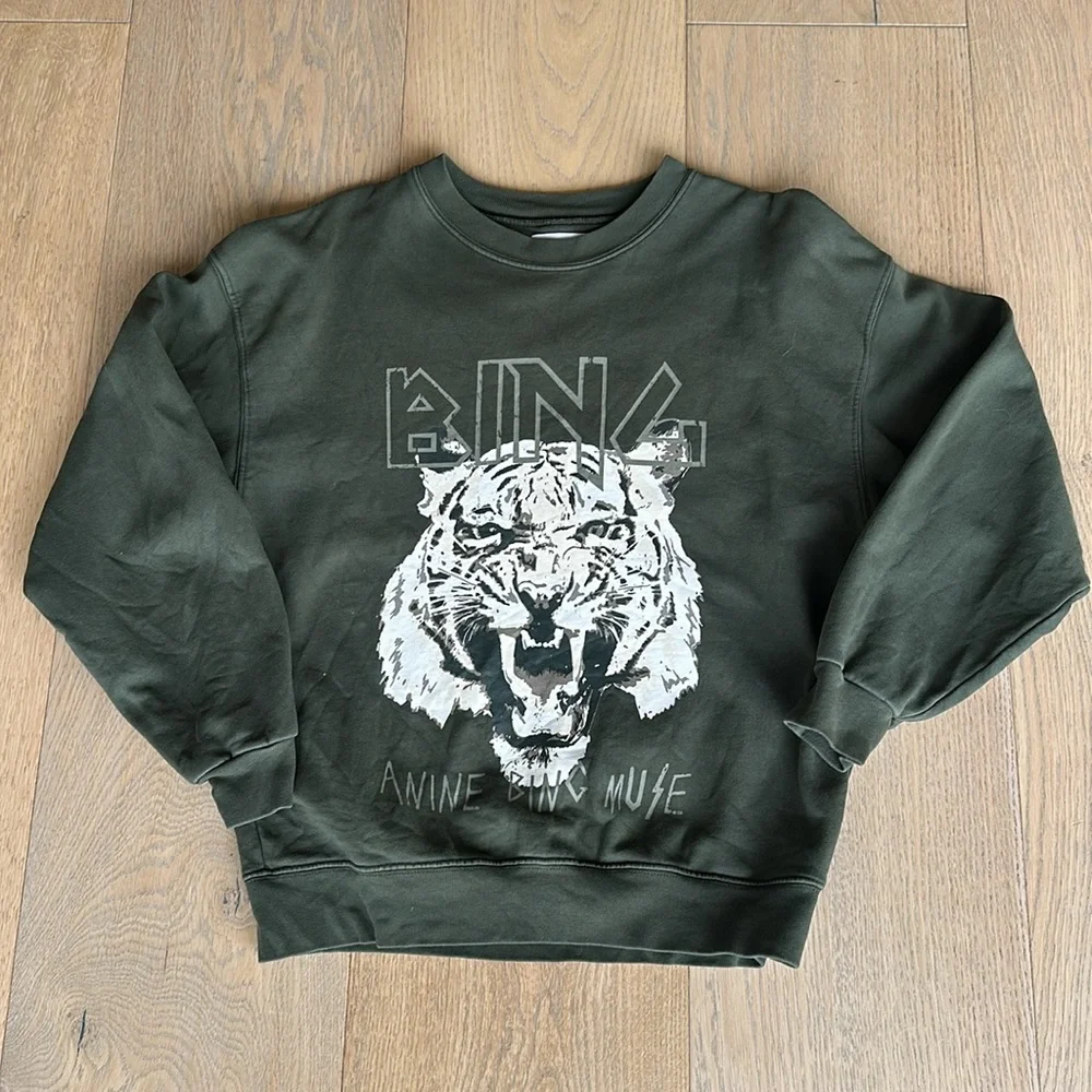 ANINE BING TIGER SWEATSHIRT - Picture 2 of 5